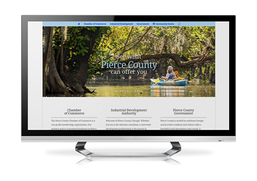 authority website design Pierce County Government